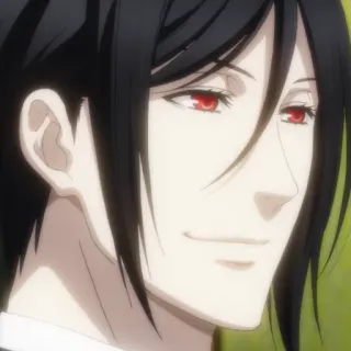 😏 0a9e8434 Sebastian Michaelis Black Butler anime, manga, sebastian michaelis, black butler telegram sticker