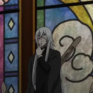 🤔 314f9c80 Undertaker Black Butler anime, manga, Undertaker, Black Butler telegram sticker