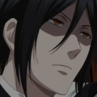 😑 34f1414b Sebastian Michaelis Black Butler anime, manga, sebastian michaelis, black butler, character, butler, demon telegram sticker