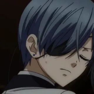 😑 7a854726 Ciel Phantomhive Black Butler anime, manga, Ciel Phantomhive, Black Butler telegram sticker