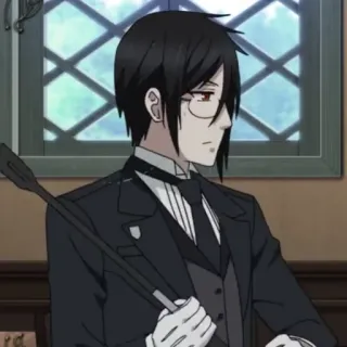 😡 7b1f694d Sebastian Michaelis Black Butler anime, butler, sebastian, sebastian michaelis, black butler, manga telegram sticker