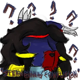 😕 d1c69c20 WESTERN BUNNY CONFUSED 토끼, 혼란, 서부극, 동물, 만화 telegram sticker