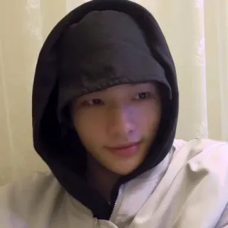 🐇 4582cdd3 pessoa, moletom com capuz, retrato, jovem, adolescente telegram sticker