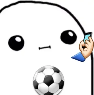 😐 a33259c1 Blob, Sepak bola, Sepak bola, Ponsel, Emoji, Lucu, Seni digital telegram sticker