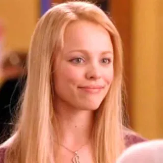 🙃 9aa8ff8b Regina George Mean Girls adolescente, garota, loira, filme, sorriso telegram sticker