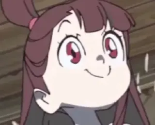 Akko Reaction Faces (By @Mafkumin) telegram stickers