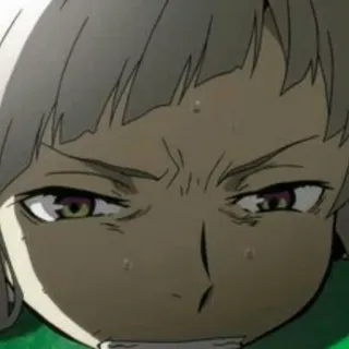 🗝 0ef21983 Anime, Manga, En colère, Personnage, Sueur, Expression telegram sticker