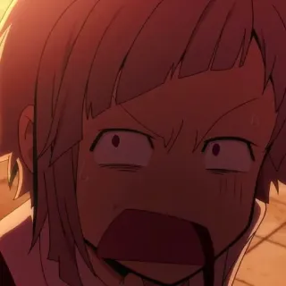 🐾 66ee1b20 anime, terkejut, ekspresi, potret telegram sticker