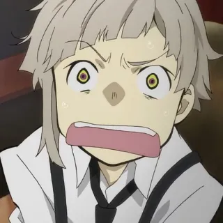 🐾 6d51ab53 Anime, Terkejut, Ekspresi, Kartun, Manga, Karakter, Potret telegram sticker