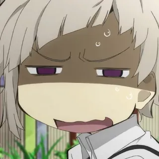 🐾 985dee55 Anime, Kartun, Lucu, Ekspresi, Kesal, Karakter telegram sticker