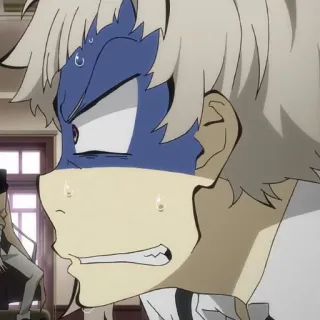 🐾 a89033bd Anime, Kartun, Marah, Frustrasi, Ekspresi, Keringat telegram sticker