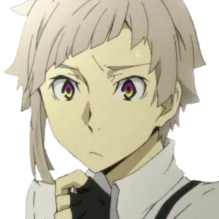 🤔 0cc73e50 Atsushi Nakajima Bungo Stray Dogs Anime, Personagem, Atsushi, Nakajima, Bungo Stray Dogs whatsapp sticker