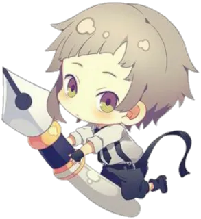 😶 4412e75f Anime, Mangá, Fofo, Chibi, Desenho animado, Personagem whatsapp sticker