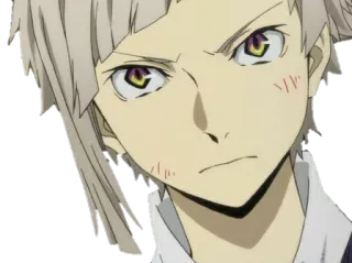 😐 ef357a73 Atsushi Nakajima Bungou Stray Dogs Anime, Mangá, Bungou Stray Dogs, Atsushi Nakajima whatsapp sticker