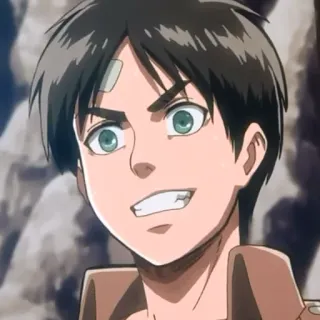 😄 c1dcfbc0 Eren Yeager Attack on Titan Eren, Attack on Titan, Anime, Mangá, Personagem, AOT telegram sticker
