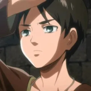 🤔 4a2b7834 Eren Yeager Attack on Titan Anime, Manga, Eren, Jäger, Attack on Titan whatsapp sticker