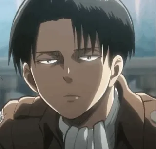 😐 7c7f6dc2 Levi Ackerman Attack on Titan Anime, Manga, Levi, Attack on Titan, Käpt'n Levi, Ackerman whatsapp sticker