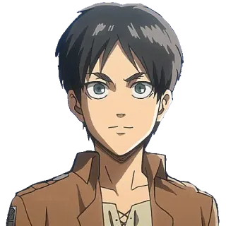 😦 860a09db Eren Yeager Attack on Titan Anime, Charakter, Eren, Attack on Titan whatsapp sticker