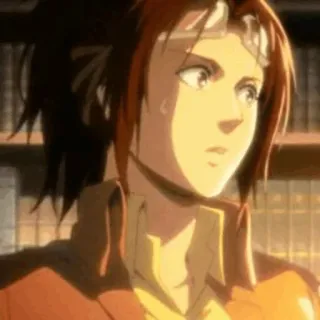 😓 a228bf11 Hange Zoë Attack on Titan Anime, Charakter, Hange Zoë, Attack on Titan whatsapp sticker