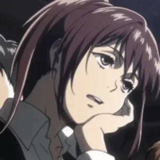 😒 e5a778bc Sasha Braus Attack on Titan Anime, Cartoon, Sasha Braus, Attack on Titan, AOT, müde, gelangweilt whatsapp sticker