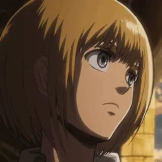 🤔 e9e7d5a3 Armin Arlert Attack on Titan Armin Arlert, Attack on Titan, Anime, Manga, Charakter whatsapp sticker