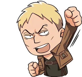 Атака Титанов @nyasticks telegram stickers