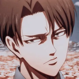 🗝 91a280bd Levi Ackerman Attack on Titan anime, manga, levi, attack on titan, aot whatsapp sticker