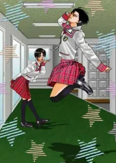 ♠️ 264483db 制服, アニメ, 漫画, 学校, 学生, 教室 telegram sticker