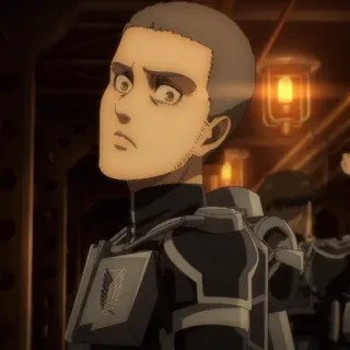 💈 a817f445 Conny Springer Attack on Titan Anime, Manga, Conny Springer, Attack on Titan, Karakter whatsapp sticker