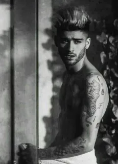 😶 3f0d2f1d potret, pria, model, hitam putih, pria telegram sticker