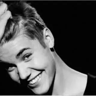 😂 8056c3df Justin Bieber penyanyi, selebriti, bintang pop, musik, potret telegram sticker