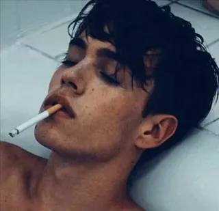 😶 8d1c9c23 Merokok, Rokok, Potret, Pria, Orang, Tembakau telegram sticker