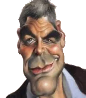 😉 702654b4 karikatur, potret, selebriti, ilustrasi, seni telegram sticker