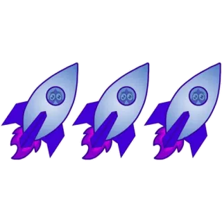 🚀 675f6e8d cohete, espacio, dibujos animados, vehículos, cohetes, nave espacial telegram sticker