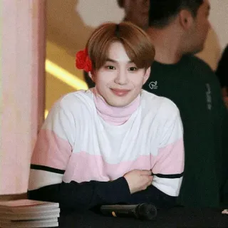 🍧 227056d8 人物, 肖像, 花, 微笑, 室内, 服装 telegram sticker