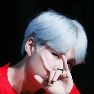 🕯 9f751693 personne, homme, geste de la main, coréen, portrait telegram sticker