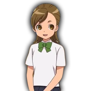 💥 d39584d6 Anime, Kreskówka, Postać, Dziewczyna, Kobieta, Nastolatka telegram sticker