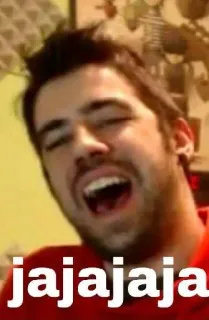 😂 72be071a jajajaja смех, мем, мужчина, испанский, хаха, смешно telegram sticker