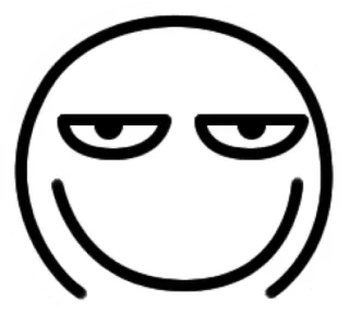 😈 1a6f9ef7 능글, 이모지, 얼굴, 얄미운 telegram sticker