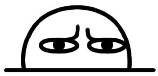 😟 94196685 얼굴, 감정, 일러스트, 만화, 밈, 표정, 웃긴 telegram sticker