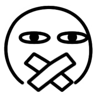 🤐 a2890b2c 침묵, 재갈, 입, 이모티콘, 말하다 telegram sticker