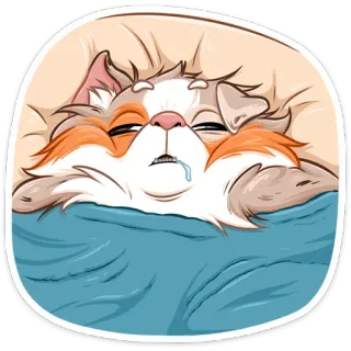 🤤 75708e7c cane, dormire, pigro, carino, animale domestico, cartone animato whatsapp sticker