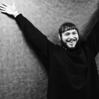 🍻 180a99f3 Post Malone Post Malone, muzikant, beroemdheid, zanger, rapper, portret telegram sticker