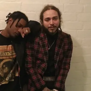 🚬 77ad756a Post Malone muziek, muzikant, Post Malone, rapper, beroemdheid, artiest telegram sticker