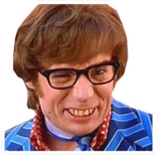 😜 f67ad043 Austin Powers Austin Powers, L'homme international de mystère, Comédie, Film, Mike Myers, Années 70 telegram sticker