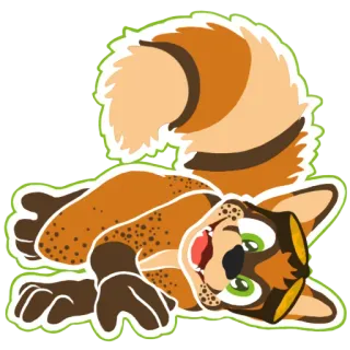 😊 5ee59168 kat, dier, cartoon, sticker, schattig, katachtig whatsapp sticker