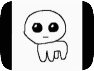 🥳 8f7491e7 créature, dessin, mignon, abstrait telegram sticker