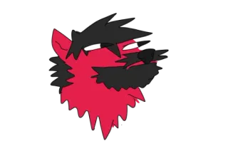 🐕 2bb980a4 loup, dessin animé, animal, chien, poilu telegram sticker