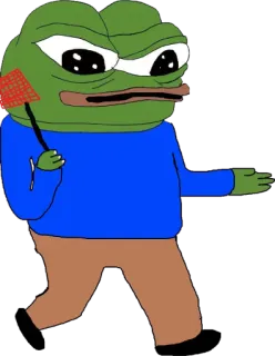 😛 e8e6a6e8 Pepe the Frog pepe, rana, meme telegram sticker