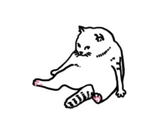 ☺️ 3810f3a7 gatto, animale, carino, adesivo whatsapp sticker